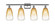 Ballston Four Light Bath Vanity in Polished Chrome (405|516-4W-PC-G480-6AM)