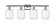 Ballston Four Light Bath Vanity in Polished Chrome (405|516-4W-PC-G460-7CL)