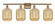 Ballston Four Light Bath Vanity in Brushed Brass (405|516-4W-BB-G460-7ME)