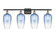 Ballston Four Light Bath Vanity in Black Antique Brass (405|516-4W-BAB-G484-7SB)