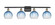 Ballston Four Light Bath Vanity in Black Antique Brass (405|516-4W-BAB-G483-8SB)