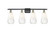 Ballston Four Light Bath Vanity in Black Antique Brass (405|516-4W-BAB-G480-6OP)