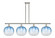 Ballston Four Light Island Pendant in Polished Nickel (405|516-4I-PN-G481-10SB)