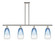 Ballston Four Light Island Pendant in Polished Nickel (405|516-4I-PN-G480-6SB)