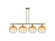 Ballston Four Light Island Pendant in Antique Brass (405|516-4I-AB-G481-10AM)