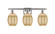 Ballston Three Light Bath Vanity in Brushed Satin Nickel (405|516-3W-SN-G459-6ME)