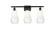 Ballston Three Light Bath Vanity in Matte Black (405|516-3W-BK-G480-6OP)