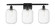 Ballston Three Light Bath Vanity in Matte Black (405|516-3W-BK-G460-7CL)