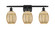 Ballston Three Light Bath Vanity in Matte Black (405|516-3W-BK-G459-6ME)