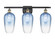 Ballston Three Light Bath Vanity in Black Antique Brass (405|516-3W-BAB-G484-7SB)