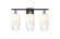 Ballston Three Light Bath Vanity in Black Antique Brass (405|516-3W-BAB-G484-7OP)