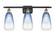 Ballston Three Light Bath Vanity in Black Antique Brass (405|516-3W-BAB-G480-6SB)