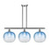 Ballston Three Light Island Pendant in Brushed Satin Nickel (405|516-3I-SN-G481-10SB)