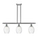 Ballston Three Light Island Pendant in Brushed Satin Nickel (405|516-3I-SN-G459-6CL)
