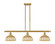 Ballston Three Light Island Pendant in Satin Gold (405|516-3I-SG-NBD2-9-NAT)