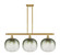 Ballston Three Light Island Pendant in Satin Gold (405|516-3I-SG-G481-10SL)