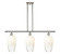 Ballston Three Light Island Pendant in Polished Nickel (405|516-3I-PN-G484-7OP)
