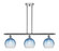 Ballston Three Light Island Pendant in Polished Chrome (405|516-3I-PC-G483-8SB)