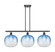 Ballston Three Light Island Pendant in Oil Rubbed Bronze (405|516-3I-OB-G481-10SB)