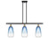 Ballston Three Light Island Pendant in Black Antique Brass (405|516-3I-BAB-G480-6SB)