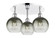 Ballston Three Light Semi-Flush Mount in Polished Chrome (405|516-3C-PC-G483-8SL)