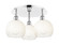Ballston Three Light Semi-Flush Mount in Polished Chrome (405|516-3C-PC-G483-8OP)
