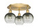 Ballston Three Light Semi-Flush Mount in Brushed Brass (405|516-3C-BB-G483-8SL)