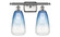 Ballston Two Light Bath Vanity in Brushed Satin Nickel (405|516-2W-SN-G480-6SB)