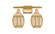 Ballston Two Light Bath Vanity in Brushed Satin Nickel (405|516-2W-SN-G459-6ME)