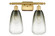 Ballston Two Light Bath Vanity in Satin Gold (405|516-2W-SG-G480-6SL)