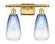 Ballston Two Light Bath Vanity in Satin Gold (405|516-2W-SG-G480-6SB)