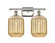 Ballston Two Light Bath Vanity in Polished Nickel (405|516-2W-PN-G460-7ME)