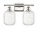 Ballston Two Light Bath Vanity in Polished Nickel (405|516-2W-PN-G460-7CL)