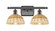 Ballston Two Light Bath Vanity in Oil Rubbed Bronze (405|516-2W-OB-NBD2-75-NAT)