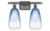 Ballston Two Light Bath Vanity in Oil Rubbed Bronze (405|516-2W-OB-G480-6SB)