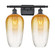 Ballston Two Light Bath Vanity in Matte Black (405|516-2W-BK-G484-7AM)