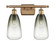 Ballston Two Light Bath Vanity in Brushed Brass (405|516-2W-BB-G480-6SL)