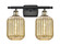 Ballston Two Light Bath Vanity in Black Antique Brass (405|516-2W-BAB-G460-7ME)