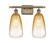 Ballston Two Light Bath Vanity in Antique Brass (405|516-2W-AB-G480-6AM)