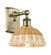 Ballston One Light Wall Sconce in Antique Brass (405|516-1W-AB-NBD2-75-NAT)