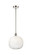 Ballston One Light Mini Pendant in Polished Nickel (405|516-1S-PN-G481-10OP)