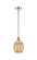 Ballston One Light Mini Pendant in Polished Nickel (405|516-1S-PN-G459-6ME)