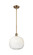 Ballston One Light Mini Pendant in Brushed Brass (405|516-1S-BB-G481-10OP)