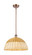 Ballston One Light Mini Pendant in Antique Copper (405|516-1S-AC-NBD2-16-NAT)