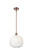 Ballston One Light Mini Pendant in Antique Copper (405|516-1S-AC-G481-10OP)