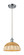 Ballston One Light Mini Pendant in Polished Chrome (405|516-1P-PC-NBD2-9-NAT)