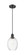 Ballston One Light Mini Pendant in Matte Black (405|516-1P-BK-G459-6CL)