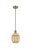 Ballston One Light Mini Pendant in Brushed Brass (405|516-1P-BB-G459-6ME)