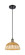 Ballston One Light Mini Pendant in Black Antique Brass (405|516-1P-BAB-NBD2-9-NAT)