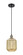 Ballston One Light Mini Pendant in Black Antique Brass (405|516-1P-BAB-G460-7ME)